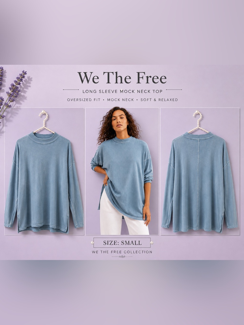 we the free top worn few times hung dry sz small also in other colors